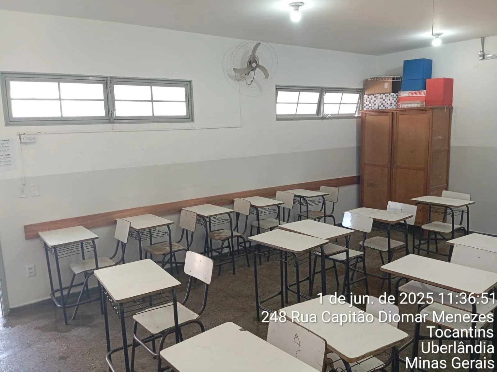 Construção de quadra e reforma — Escola Municipal Boa Vista — registro 8 da execução