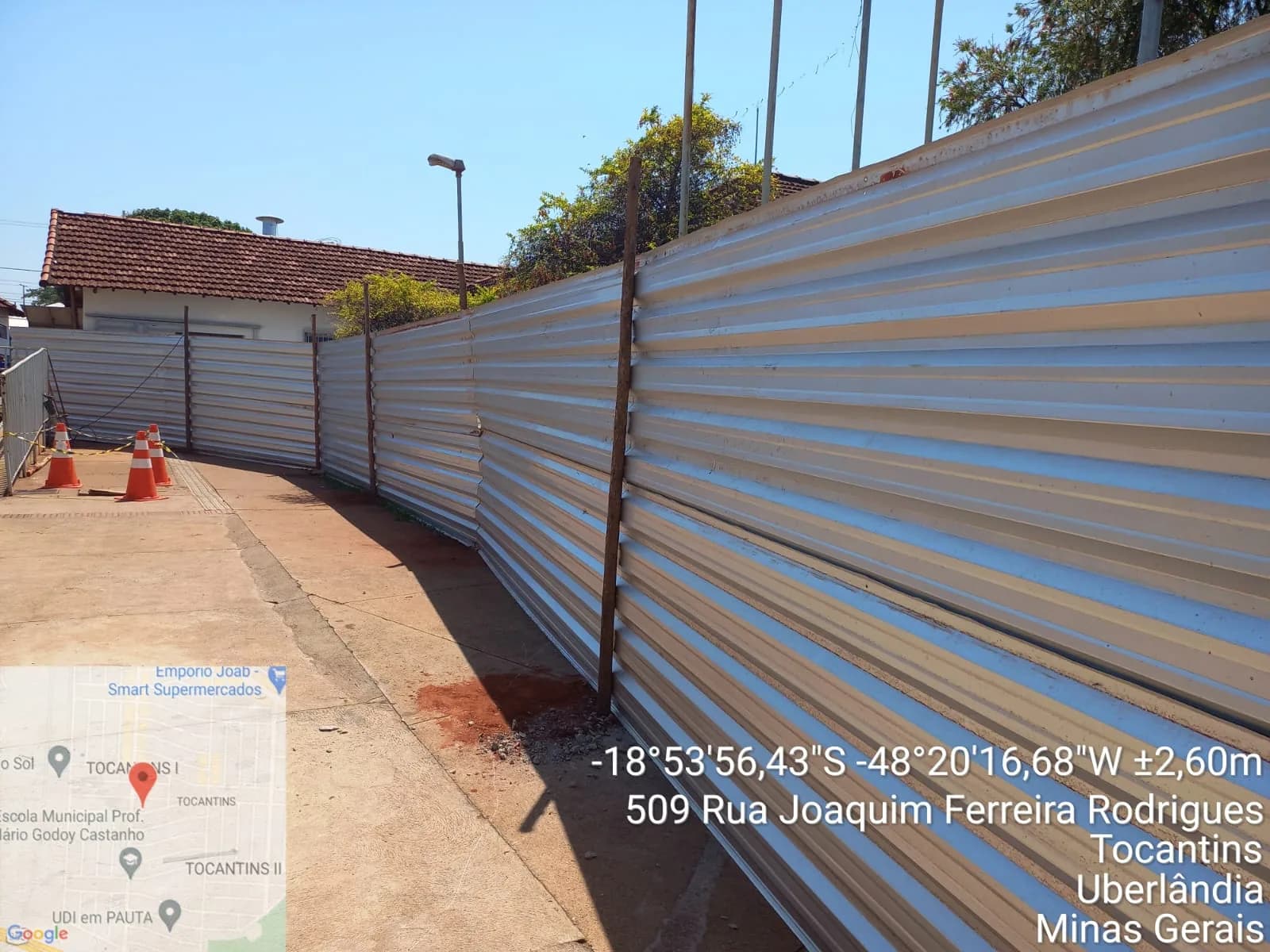 Construção de quadra e reforma — Escola Municipal Boa Vista — registro 25 da execução