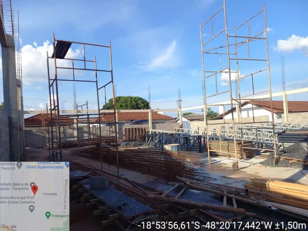 Construção de quadra e reforma — Escola Municipal Boa Vista — registro 45 da execução