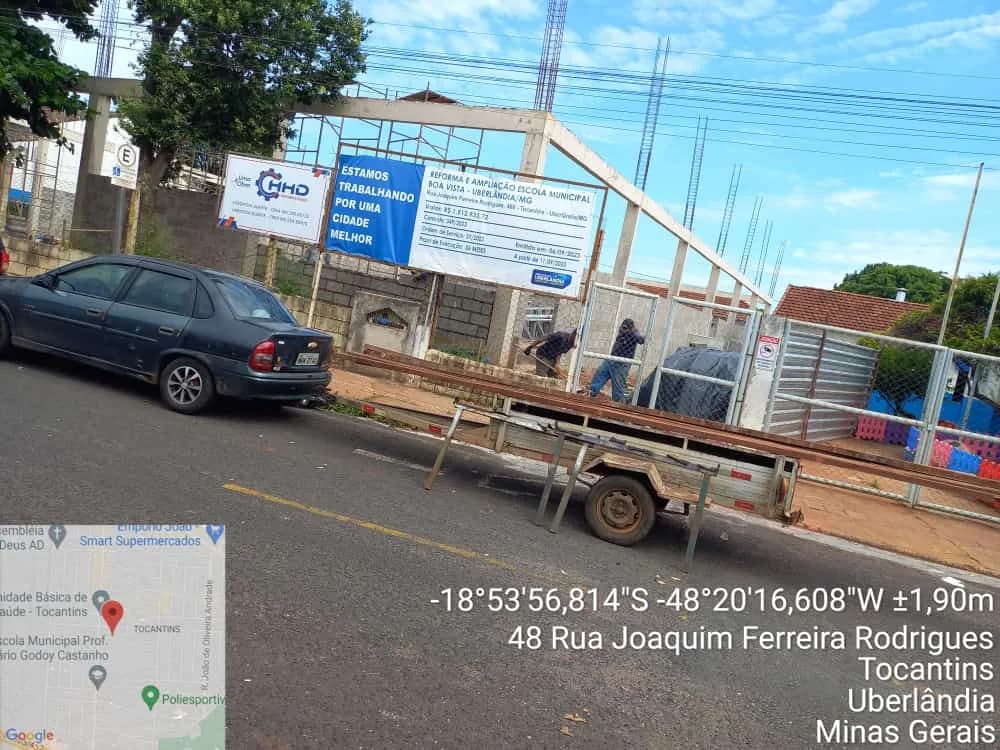 Construção de quadra e reforma — Escola Municipal Boa Vista — registro 44 da execução