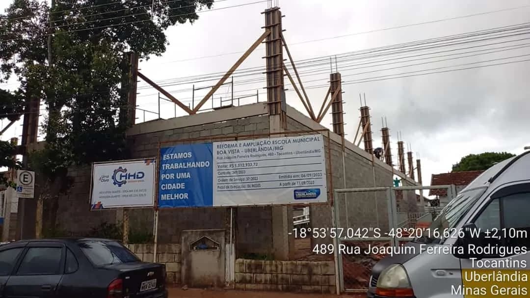 Construção de quadra e reforma — Escola Municipal Boa Vista — registro 47 da execução