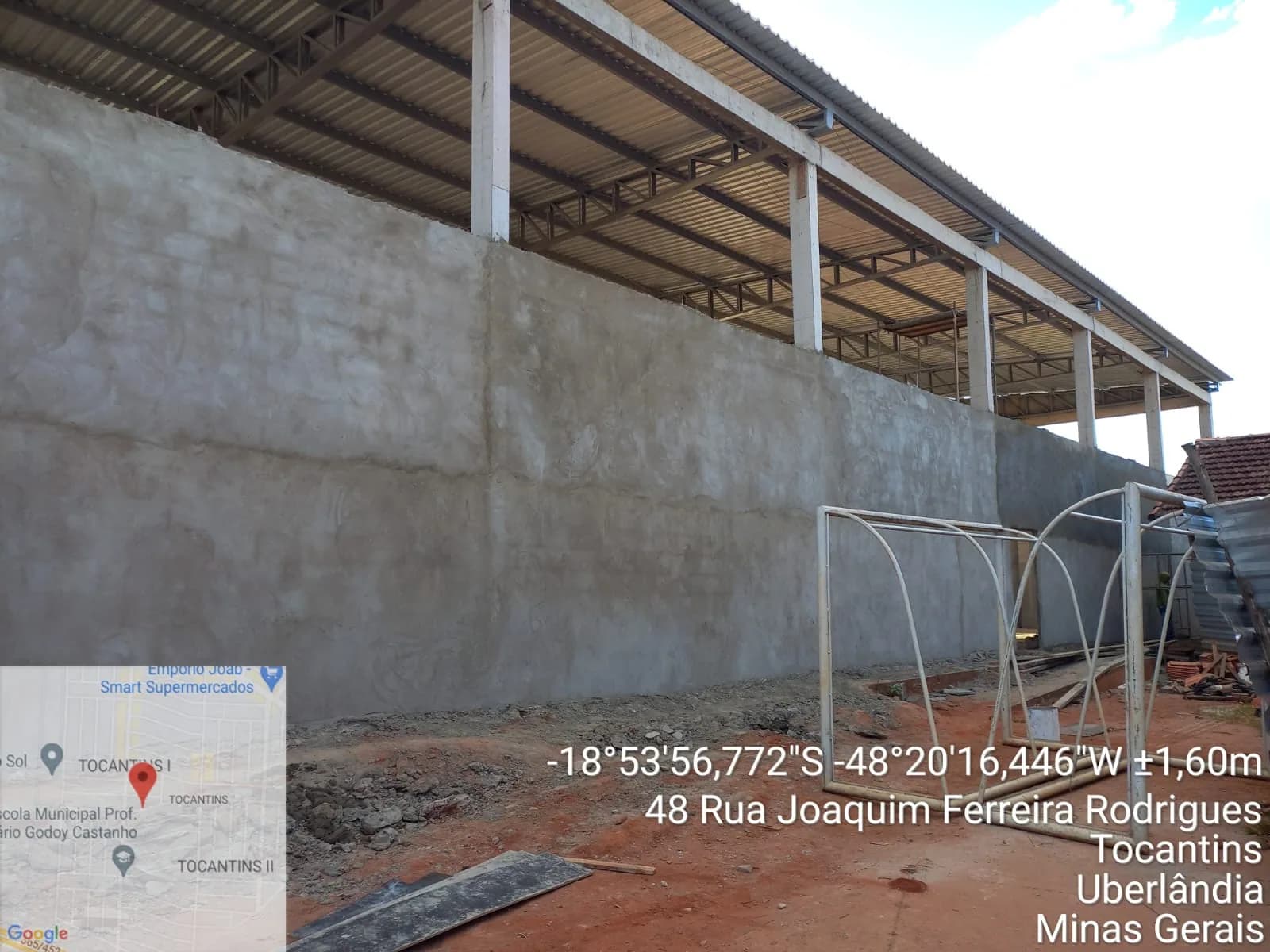 Construção de quadra e reforma — Escola Municipal Boa Vista — registro 63 da execução